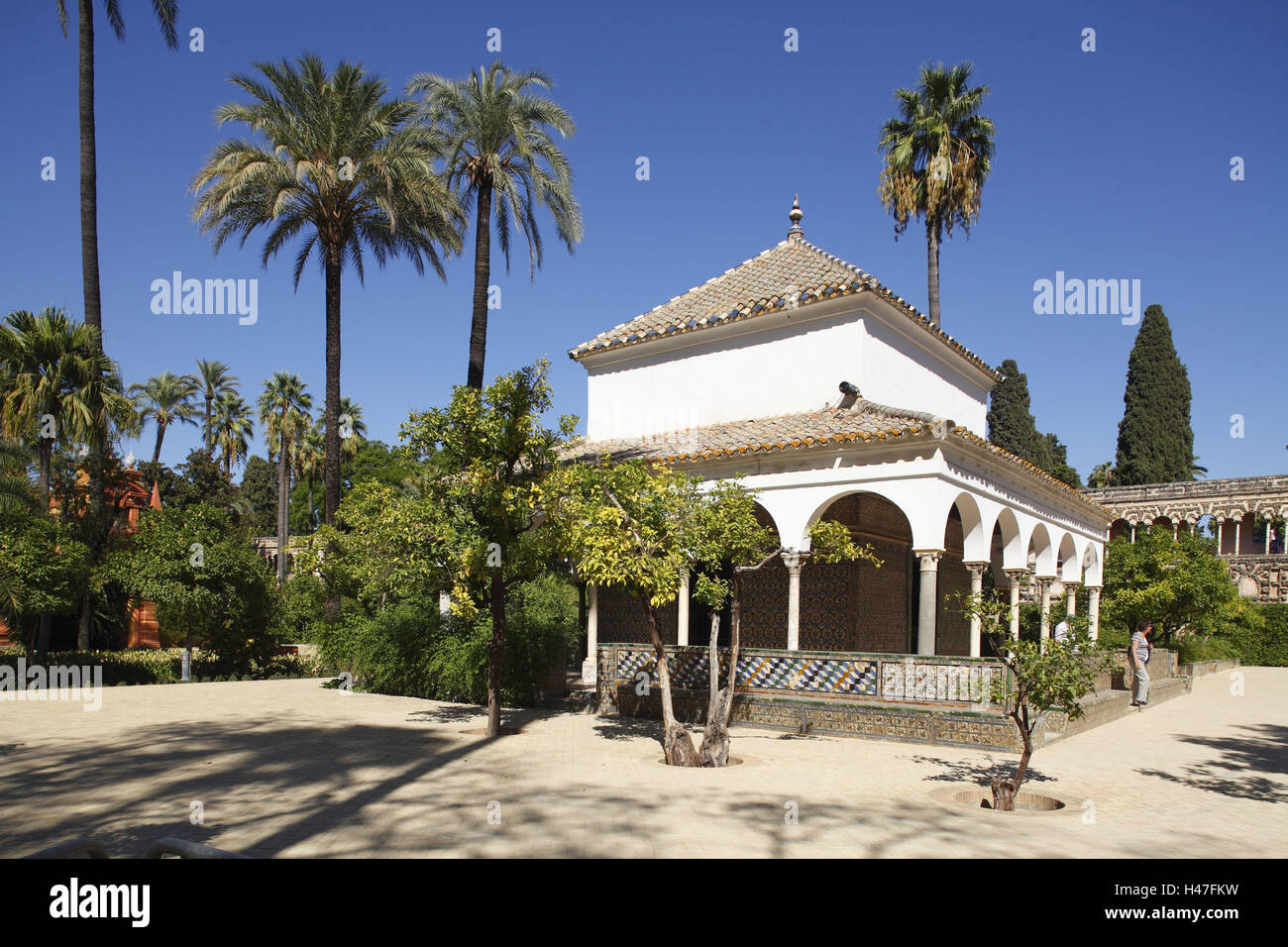 España, Andalucía, Sevilla, Alcázar, Foto de stock