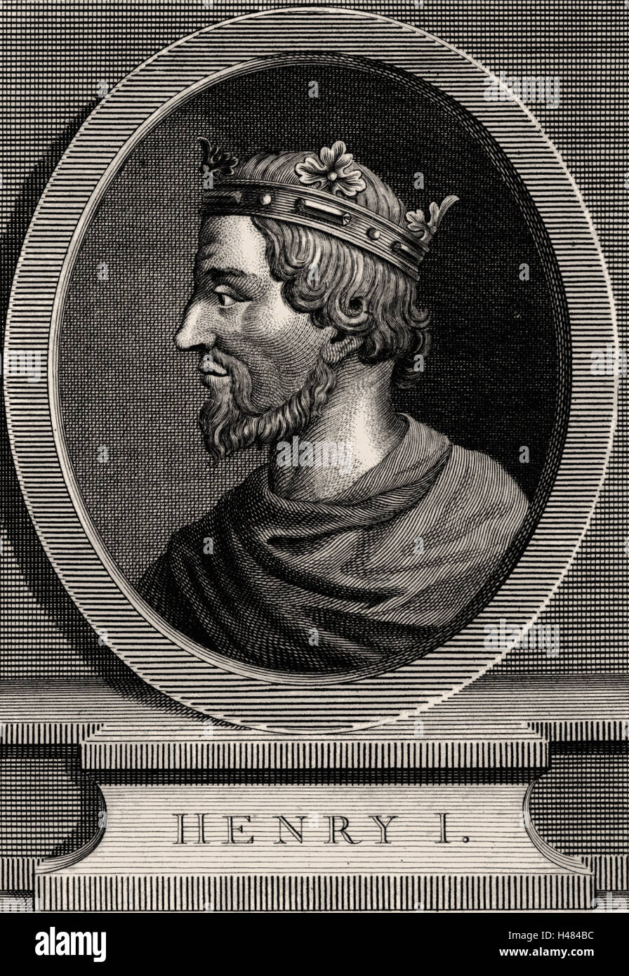 Enrique I (C1005-1060), rey de Francia desde 1031 Foto de stock