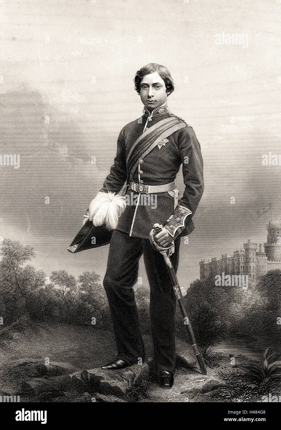 Edward VII (1841-1910) rey de Gran Bretaña desde 1901. Foto de stock
