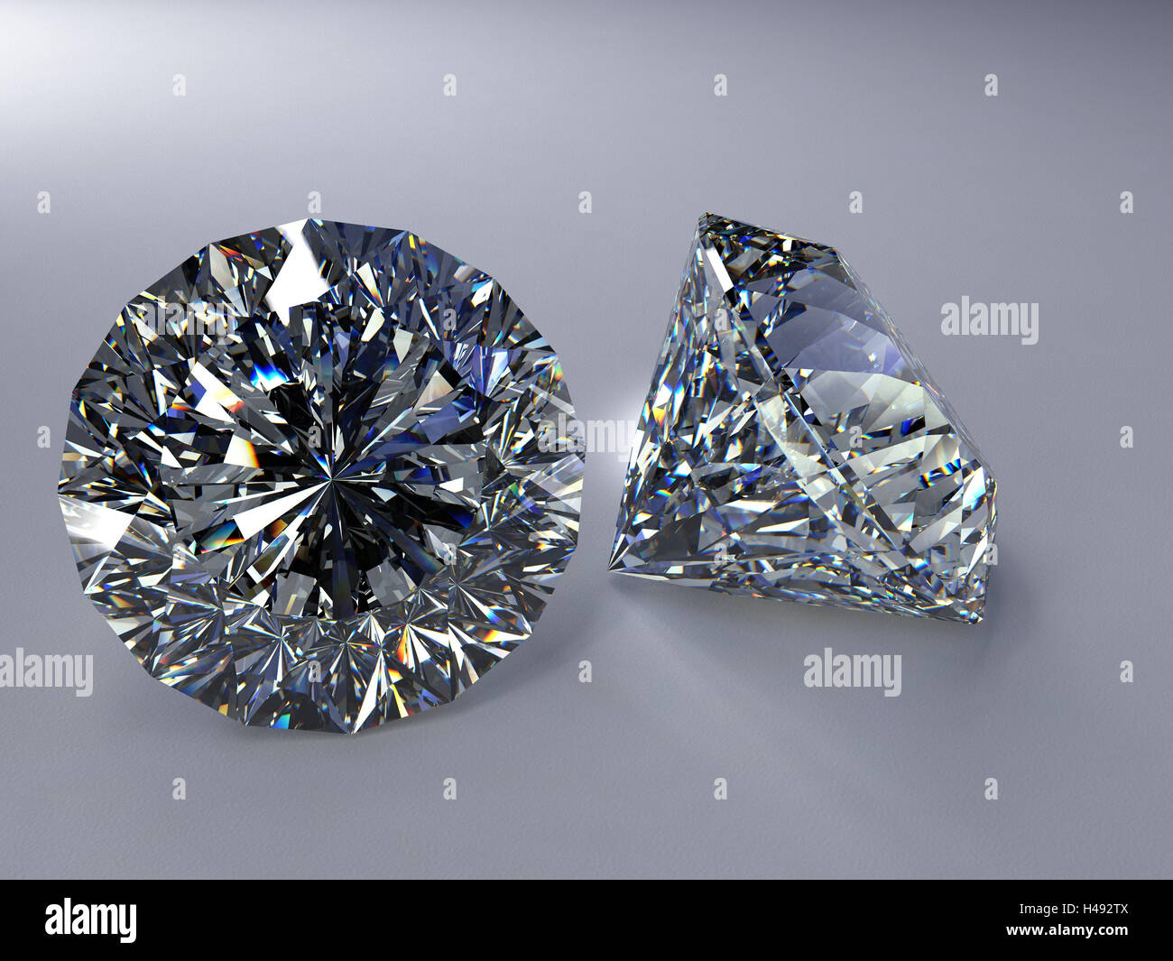 Diamantes, infografía, piedras preciosas, apenas, hermosamente,  notablemente, caro, el diamante, el formato horizontal, molienda, facetas,  presente, valor, valor adjunto, inversión Fotografía de stock - Alamy