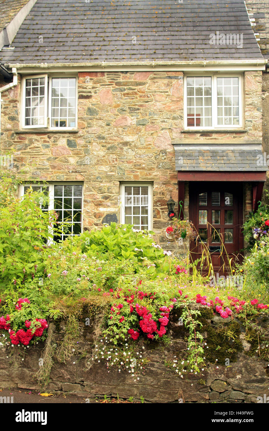 Reino Unido Devon Ashprington Casa Jardin Verano Inglaterra