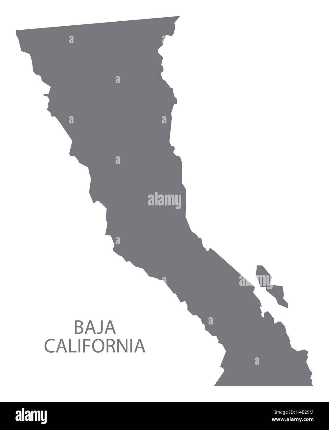 Mapa De Baja California Sur A Color Con Division Politica Descarga Images