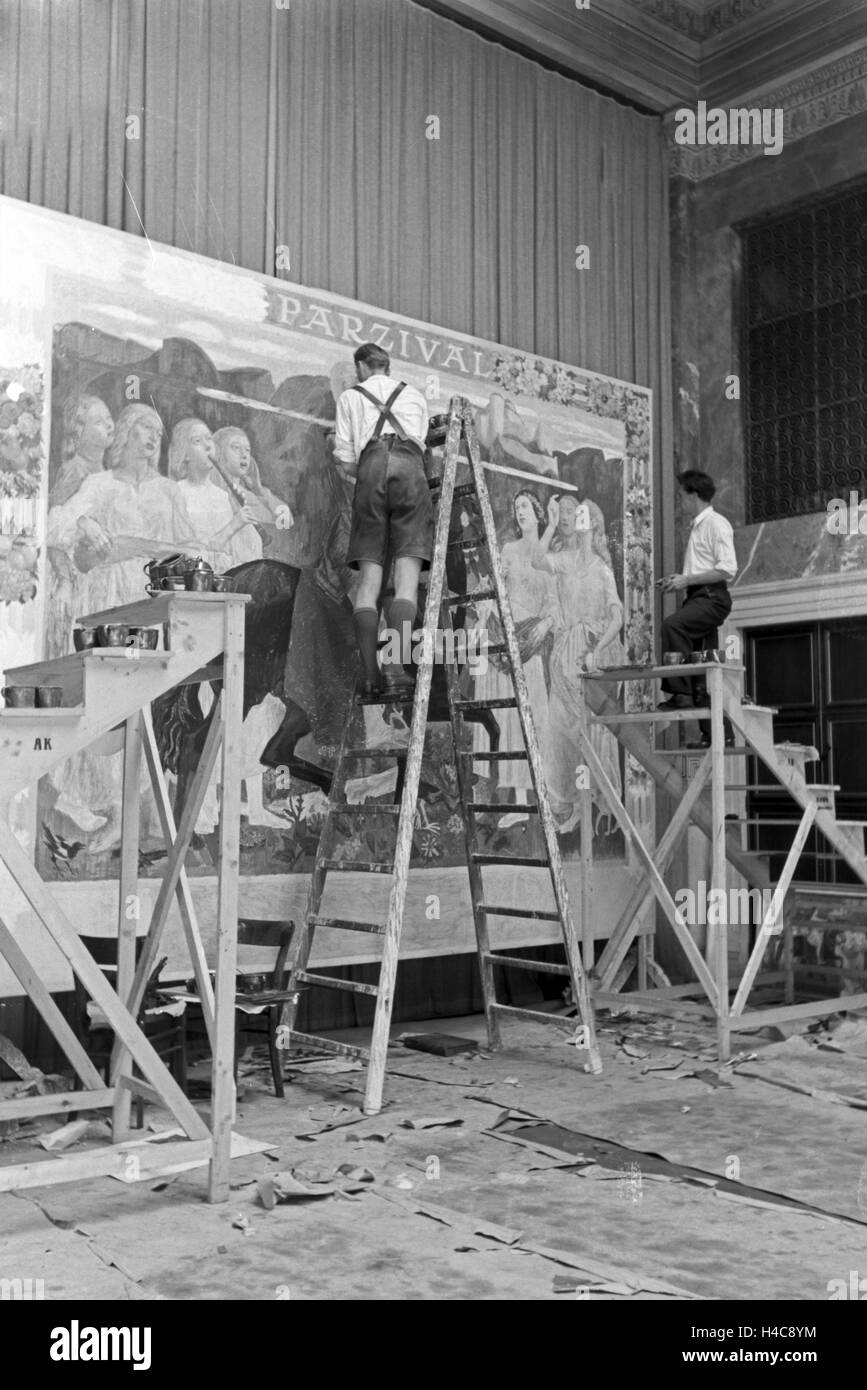 Vorbereitungen Fur Die Grosse Deutsche Kunstausstellung Im Neuen