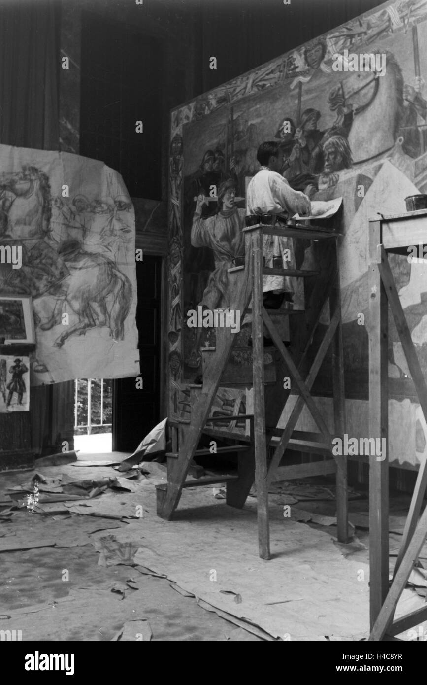 Vorbereitungen Fur Die Grosse Deutsche Kunstausstellung Im Neuen