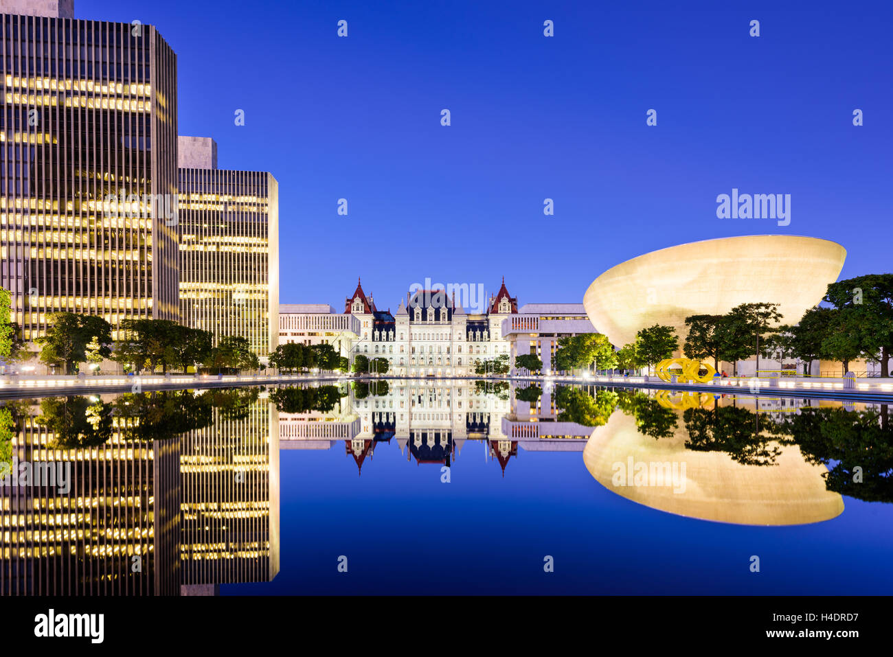 Albany, Nueva York, EE.UU. en el Capitolio del Estado de Nuevo York. Foto de stock