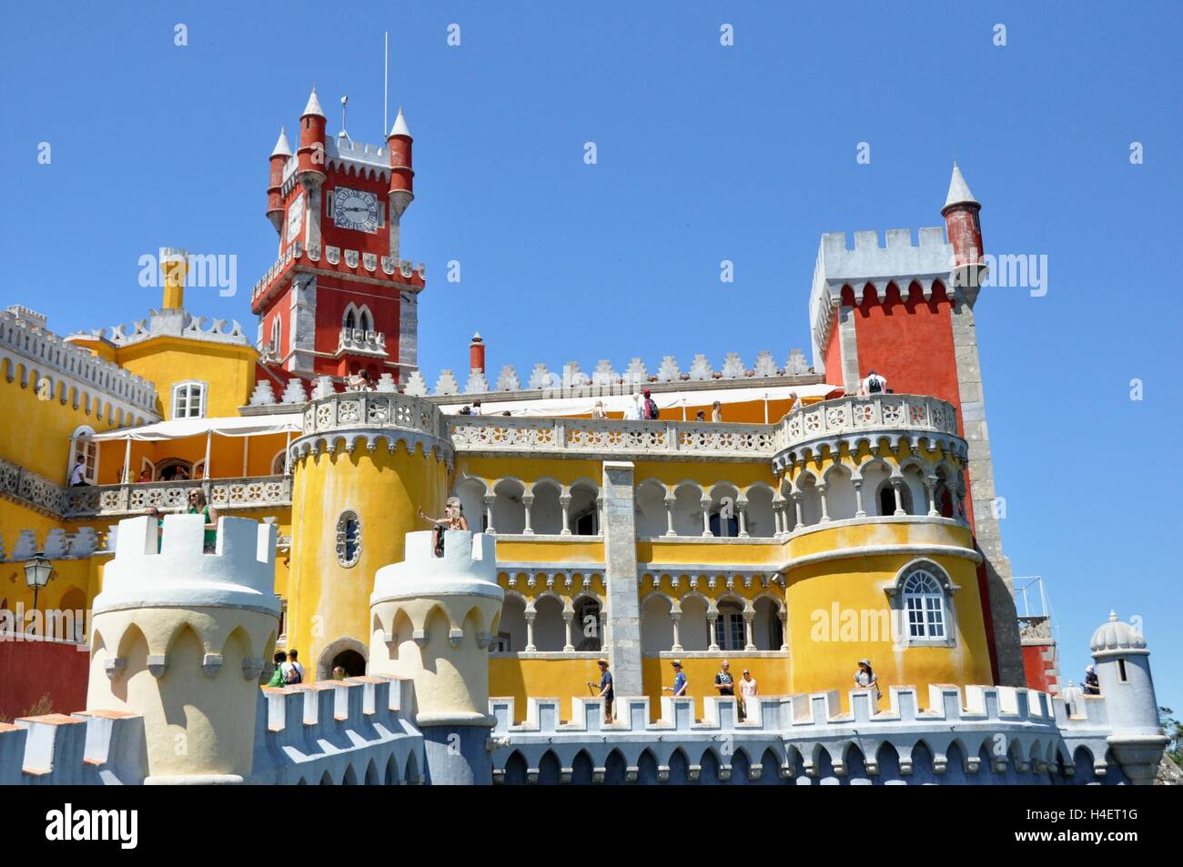 Palacio de Pena en Sintra - Portugal Foto de stock