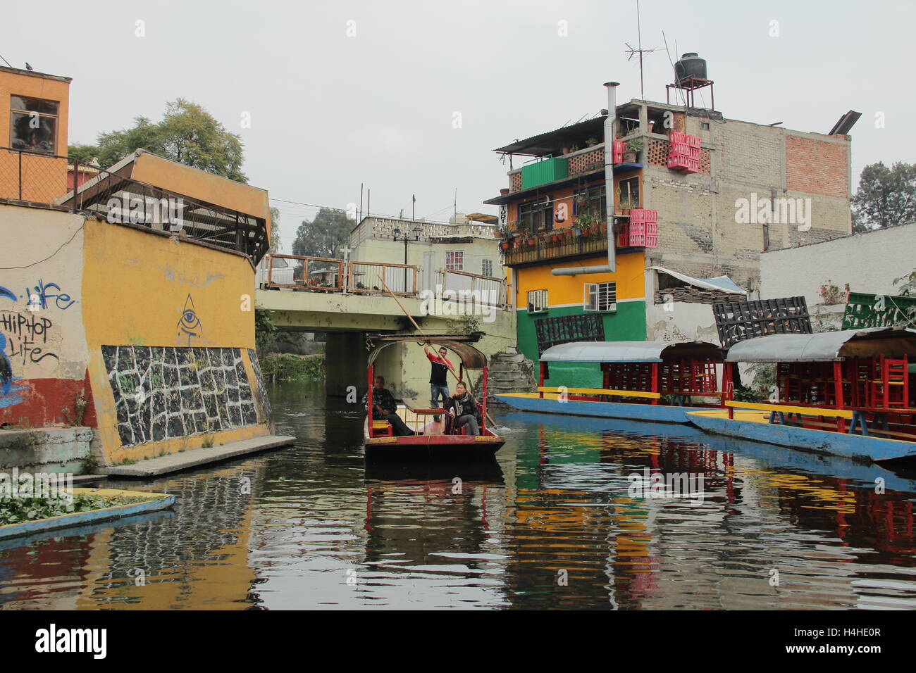Los canales de Xochimilco, Ciudad de México Fotografía de stock Alamy
