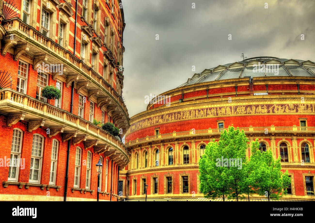 London the royal albert hall building fotografías e imágenes de alta