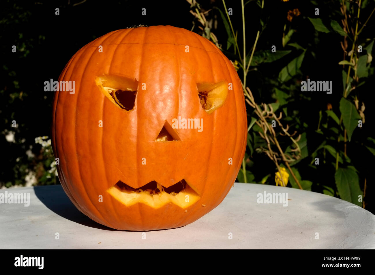 Halloween la calabaza (Jack-o'-lantern) Foto de stock