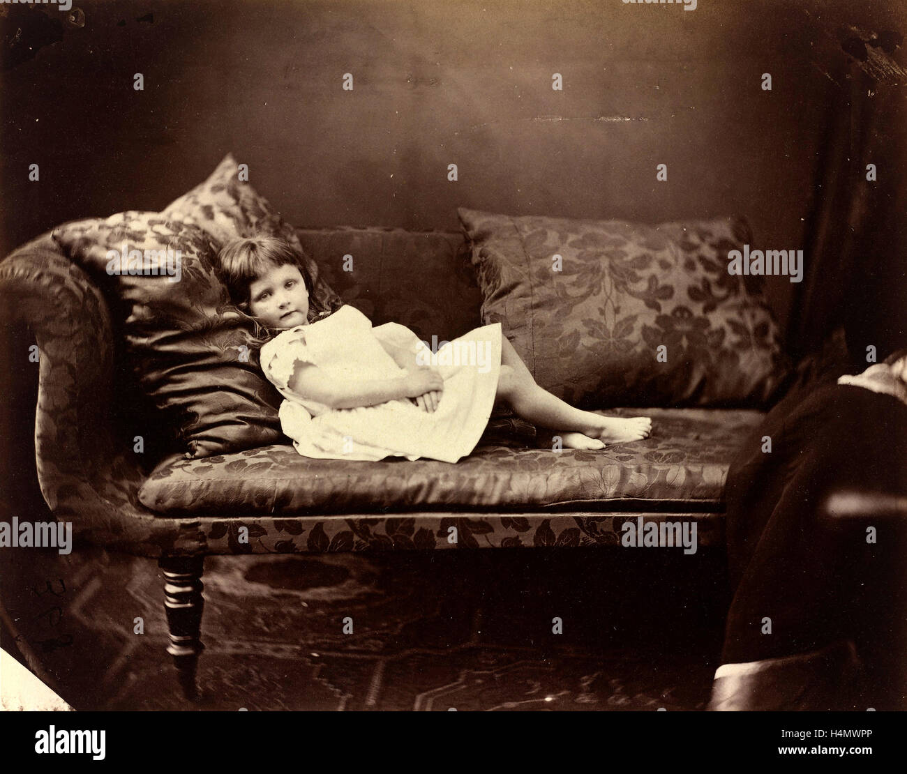 Lewis Carroll, Xie Kitchin, Británico, 1832 - 1898, 1869, albúmina imprimir desde el colodión negativo Foto de stock