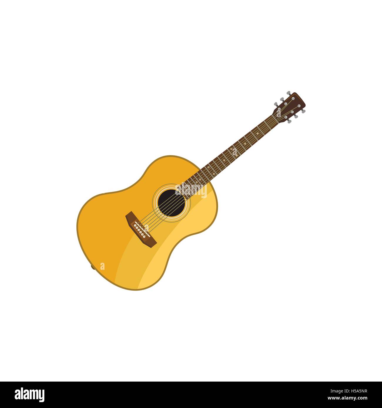 Icono de la guitarra clásica, el estilo de dibujos animados Imagen Vector de  stock - Alamy