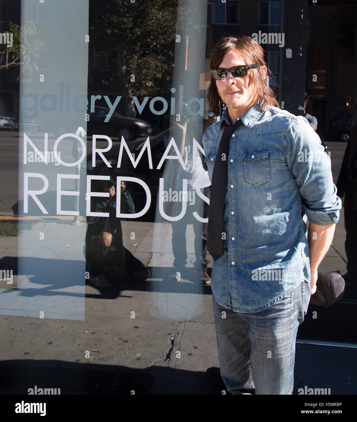 El actor Norman Reedus atiende Norman Reedus: un fino arte Fotografía Exposición en Voila! Galería de fotos el 22 de noviembre de 2015 en Los Ángeles, California, Estados Unidos. Foto de stock