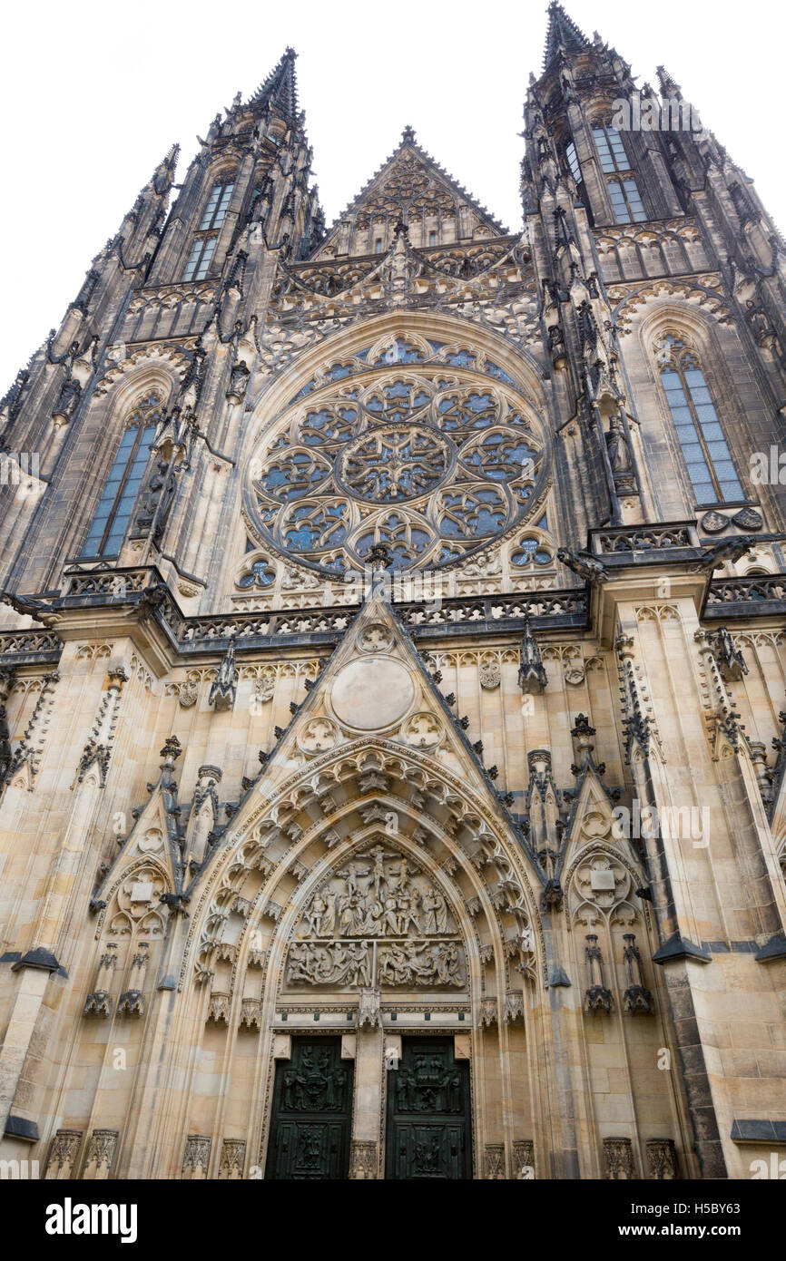 Catedral de Praga, República Checa. Foto de stock