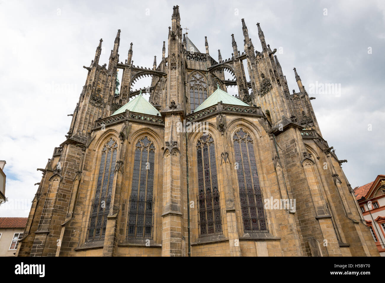 Catedral de Praga, República Checa. Foto de stock