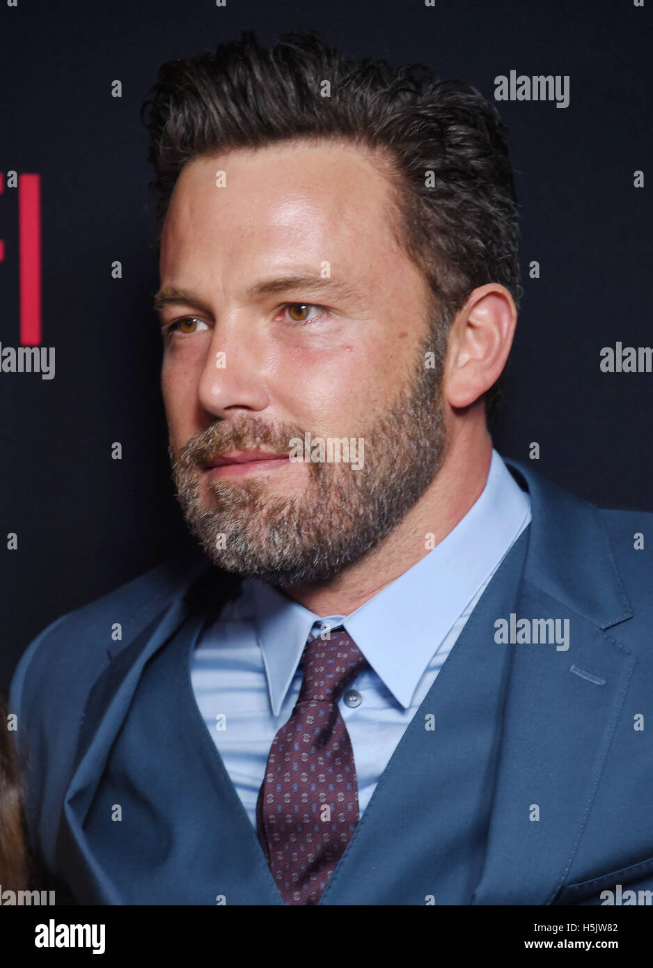 BEN AFFLECK actor de cine estadounidense en octubre de 2016. Foto Jeffrey Mayer Foto de stock
