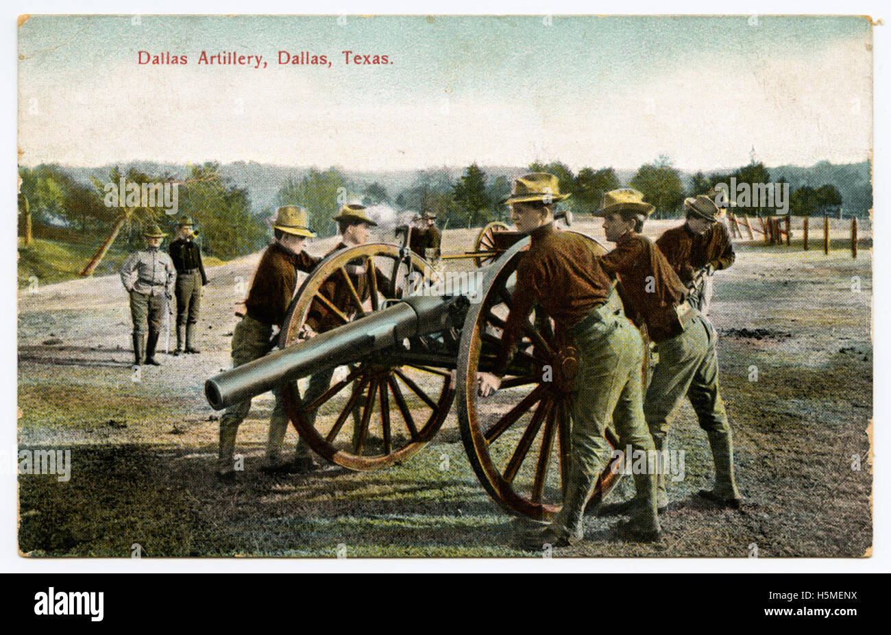 La Artillería de Dallas, Dallas, Texas Foto de stock