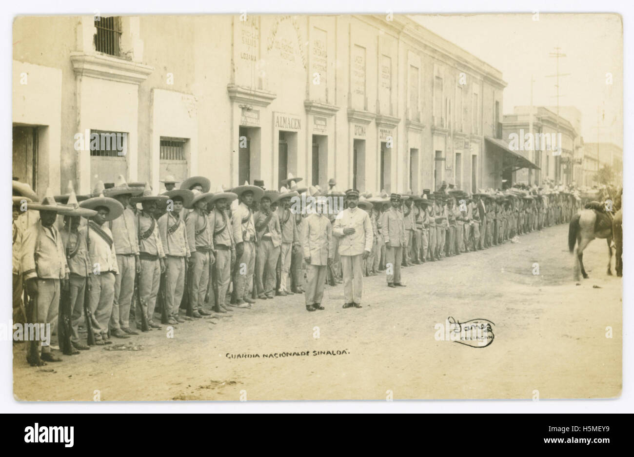 Guardia Nacional de Sinaloa Foto de stock