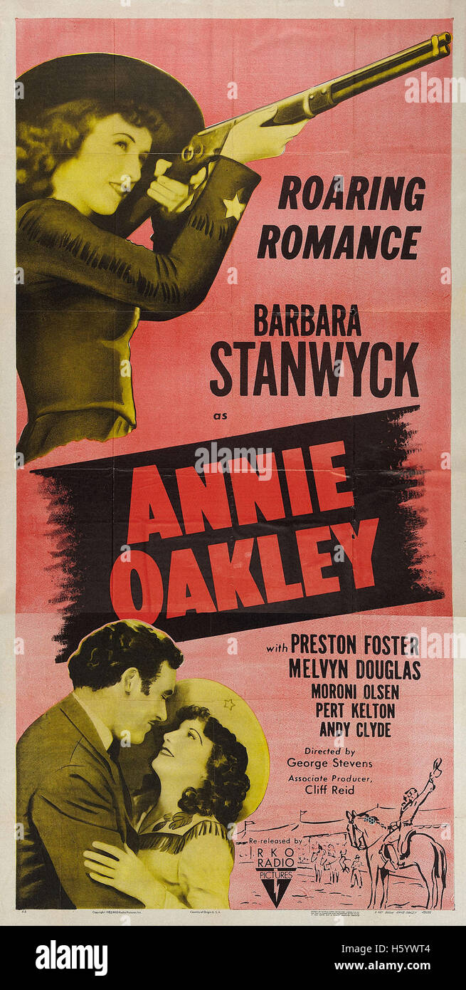 Annie Oakley (1935) - póster de película Fotografía de stock - Alamy