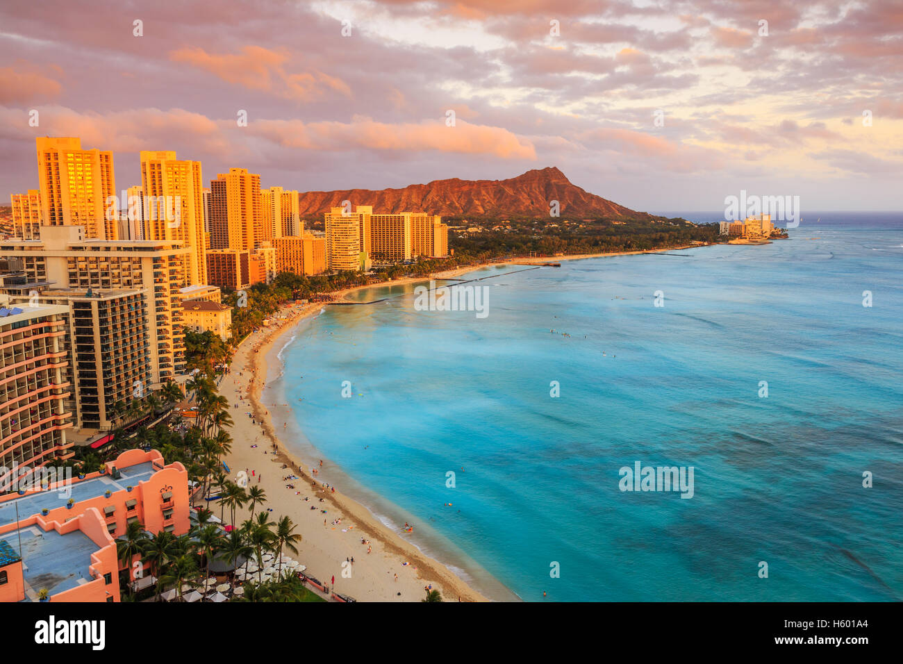 Honolulu, Hawai. Foto de stock