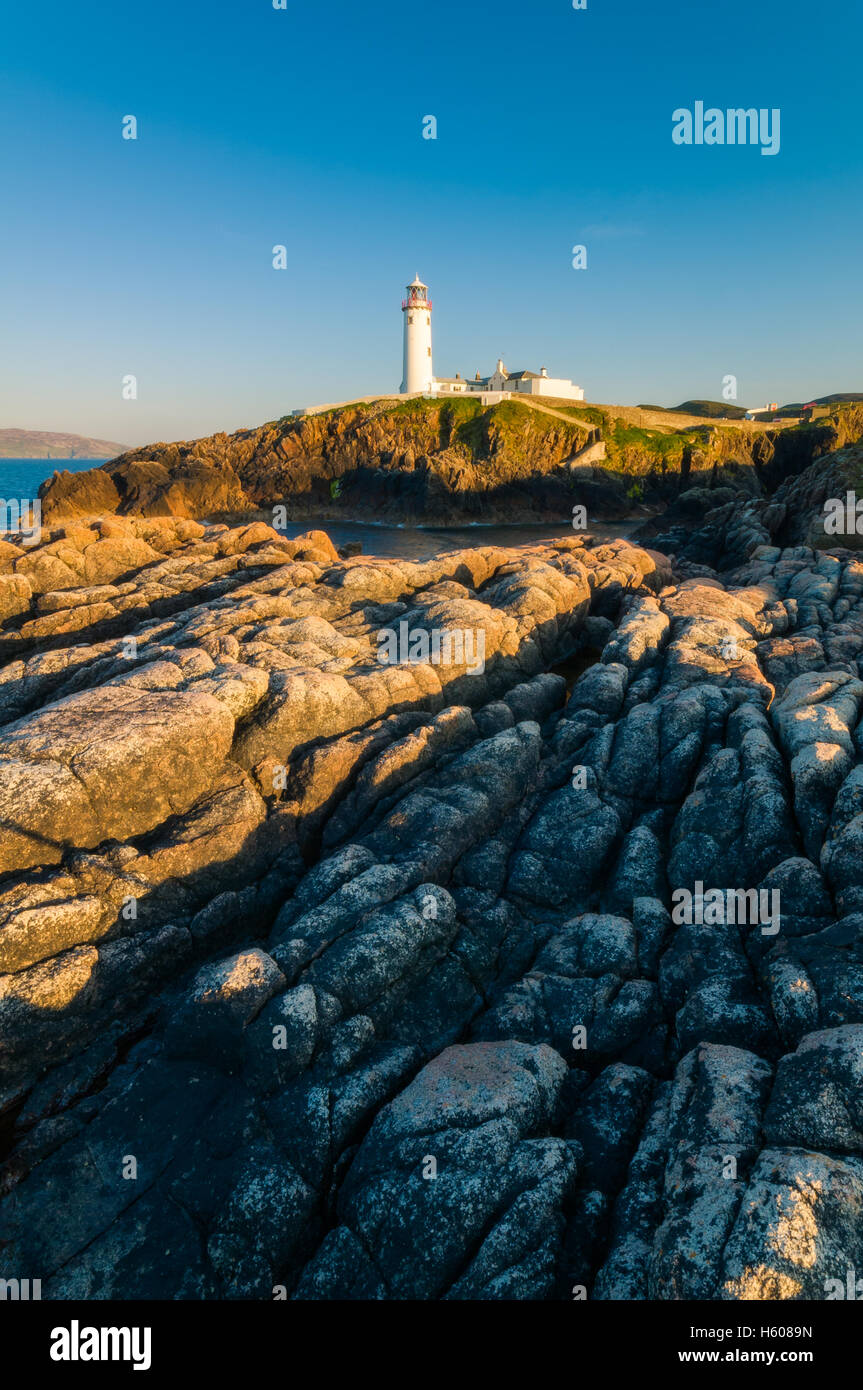 Faro principal Fanad, Co.Donegal, Irlanda Foto de stock