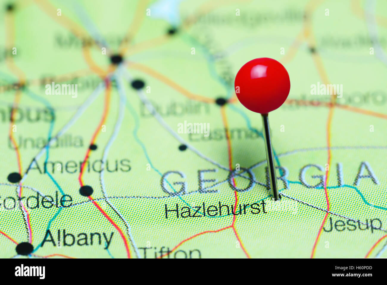 Mapa de hazlehurst fotografías e imágenes de alta resolución Alamy