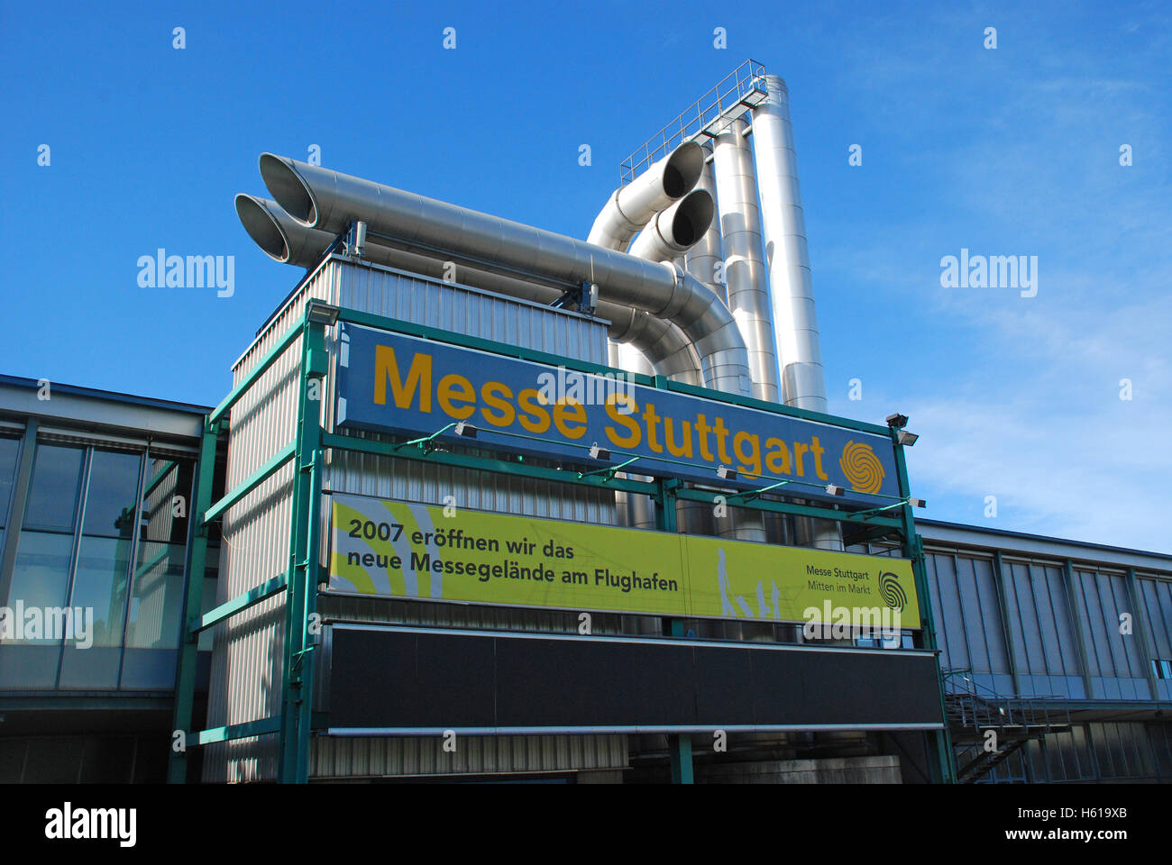 Antigua Feria de muestras Killesberg Stuttgart Baden Wuerttemberg Alemania Foto de stock