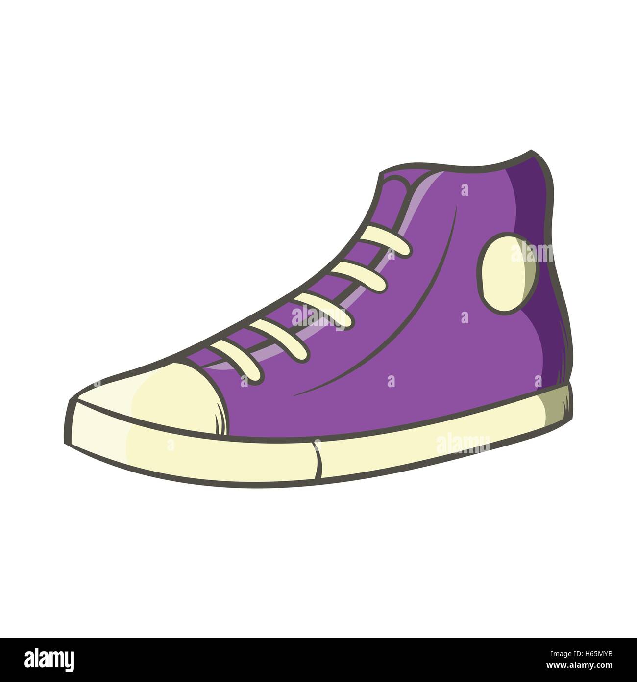 Par de zapatillas, el icono de estilo de dibujos animados Imagen Vector de  stock - Alamy