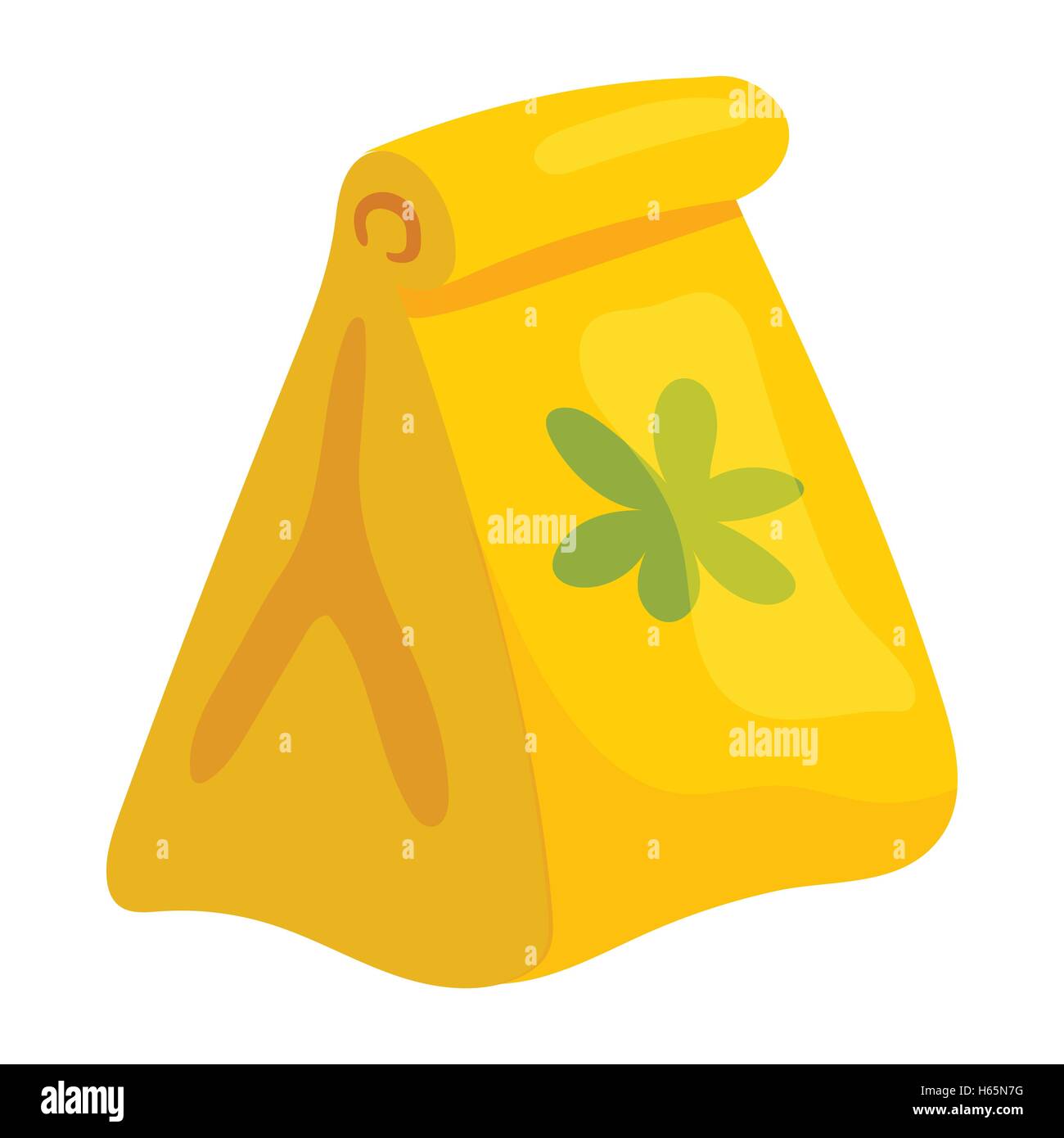 Bolsa de papel con semillas, icono de estilo de dibujos animados Imagen  Vector de stock - Alamy