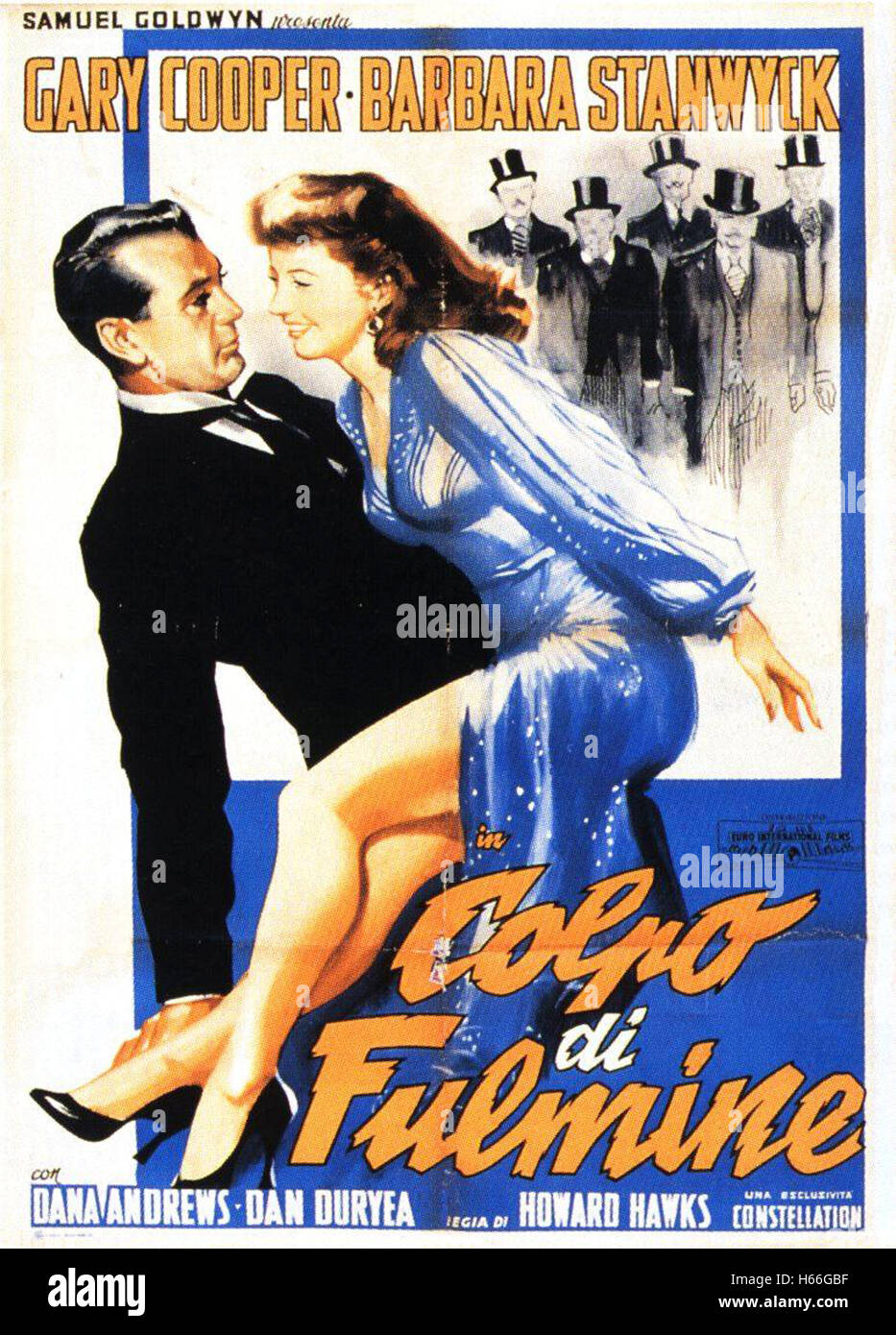 Bola de Fuego - Italiano - póster de película Fotografía de stock - Alamy