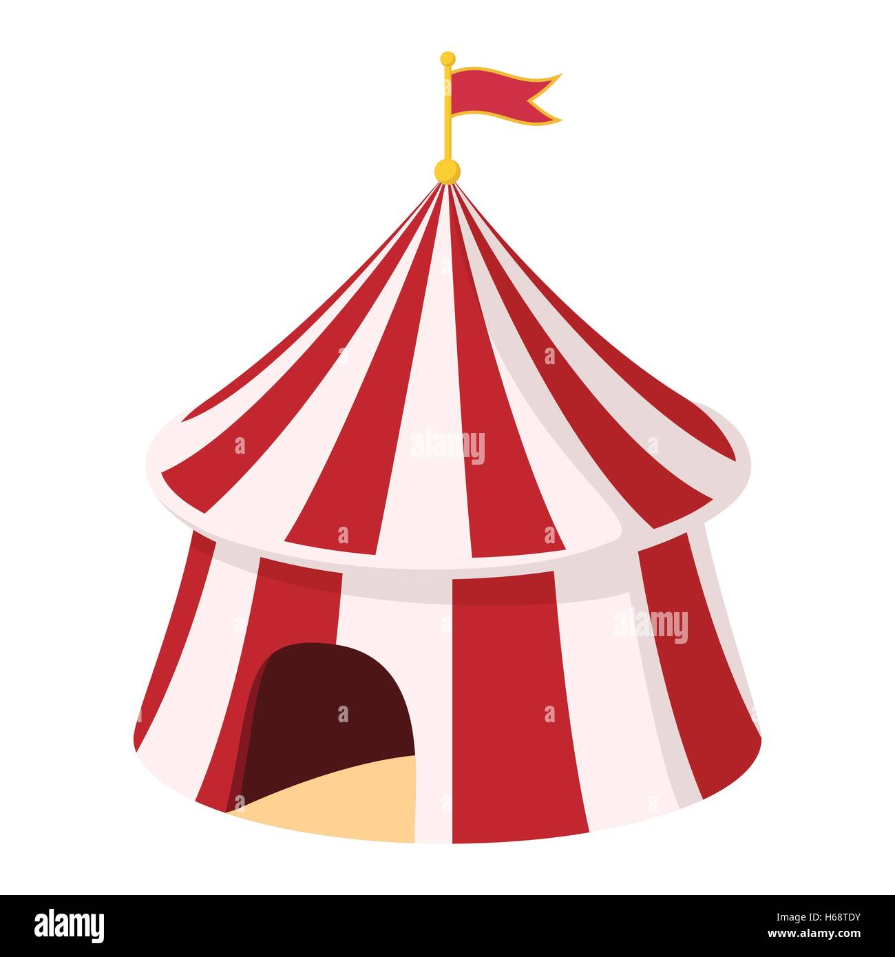 Carpa del circo cartoon Imagen Vector de stock - Alamy