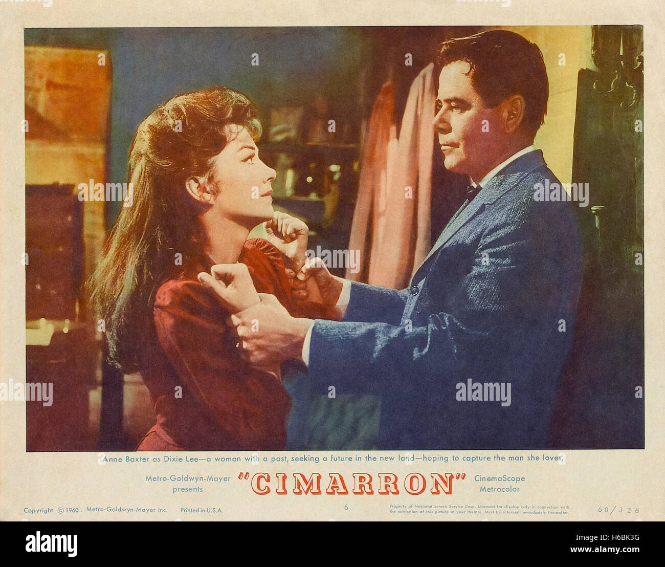 Cimarron (1960) - Movie Poster - Foto de stock
