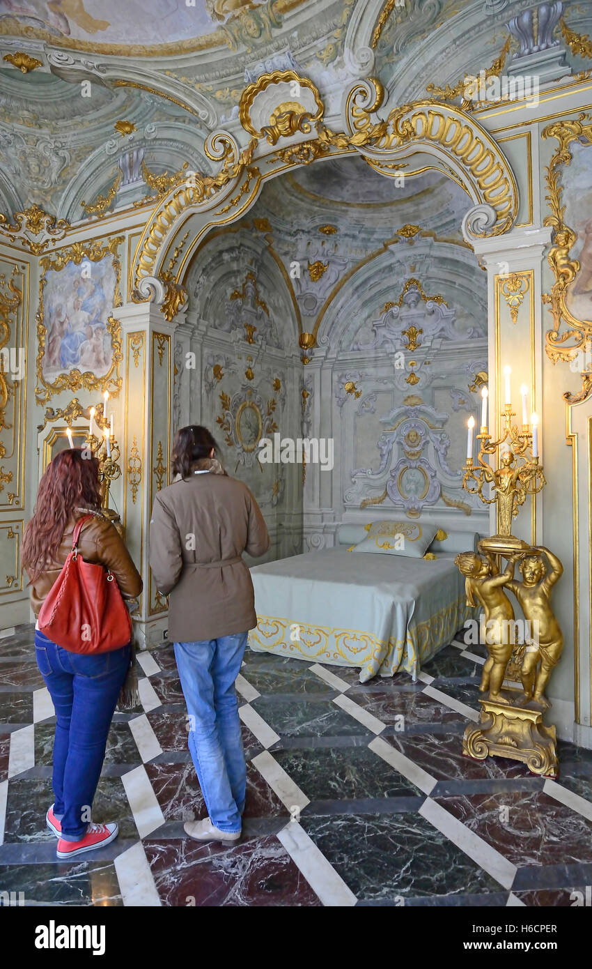 Museo di Palazzo Rosso Palace Museum, Rolli palacios, Via Garibaldi, Génova, Italia, Europa Ligury Foto de stock