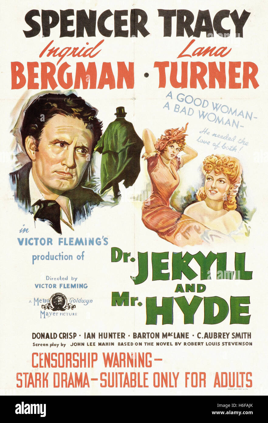Dr jekyll and mr hyde 1941 movie poster fotografías e imágenes de alta resolución Alamy