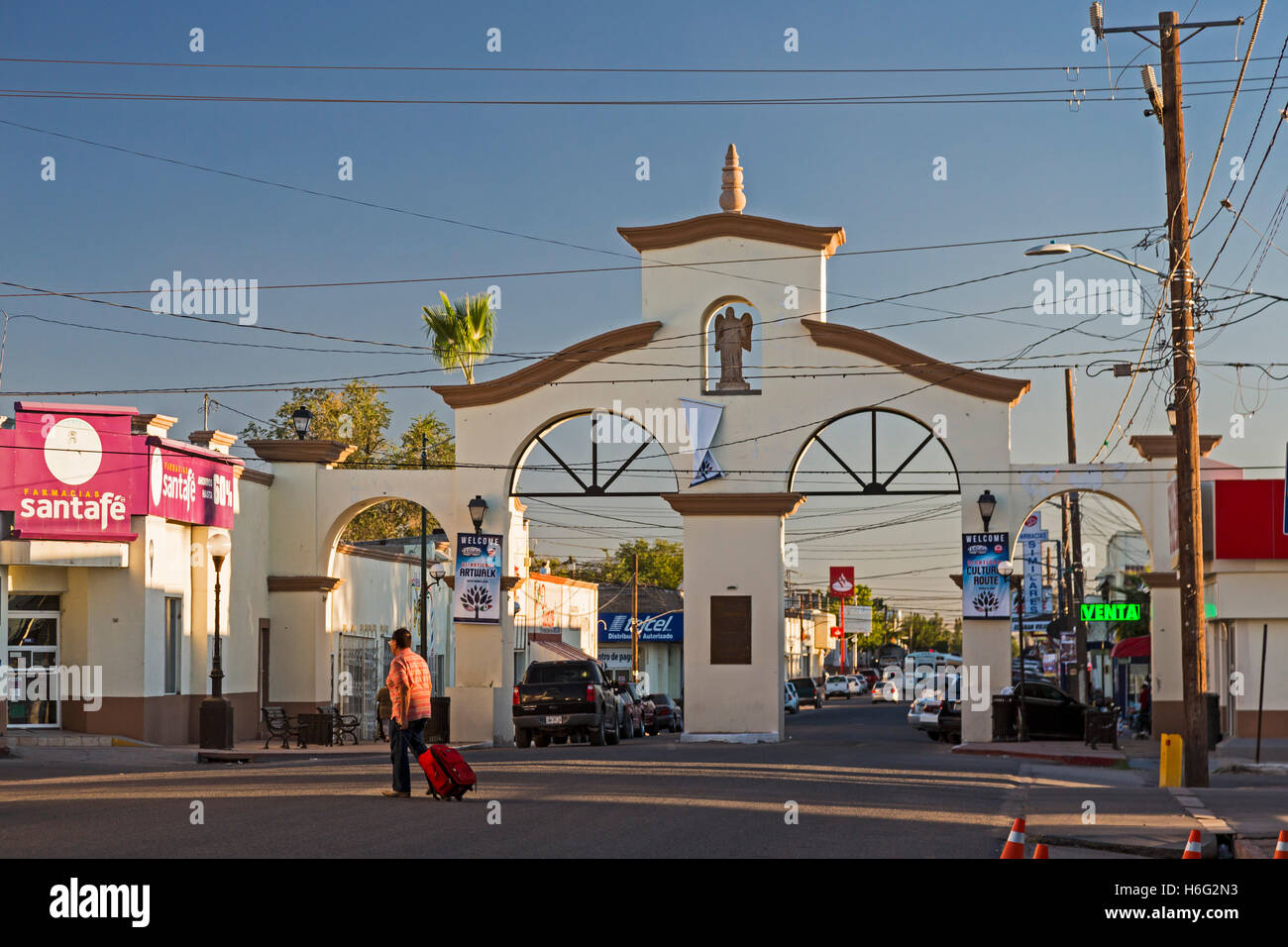 Agua Prieta, Sonora, México la entrada de Agua Prieta de Douglas