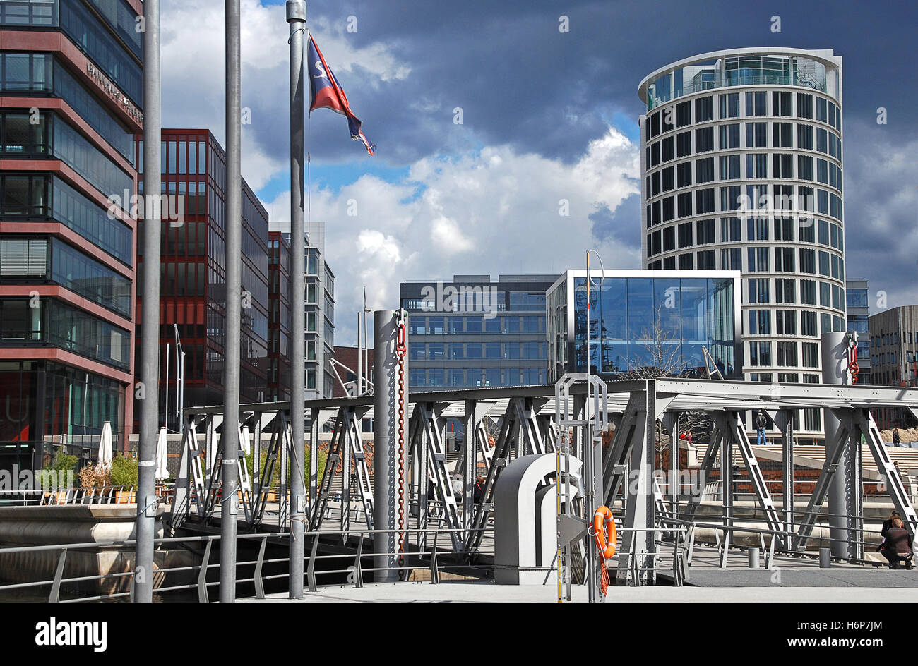 HafenCity Foto de stock