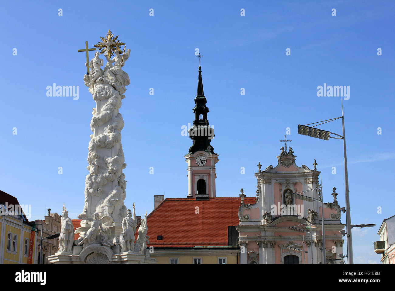 pueblos ciudades Foto de stock