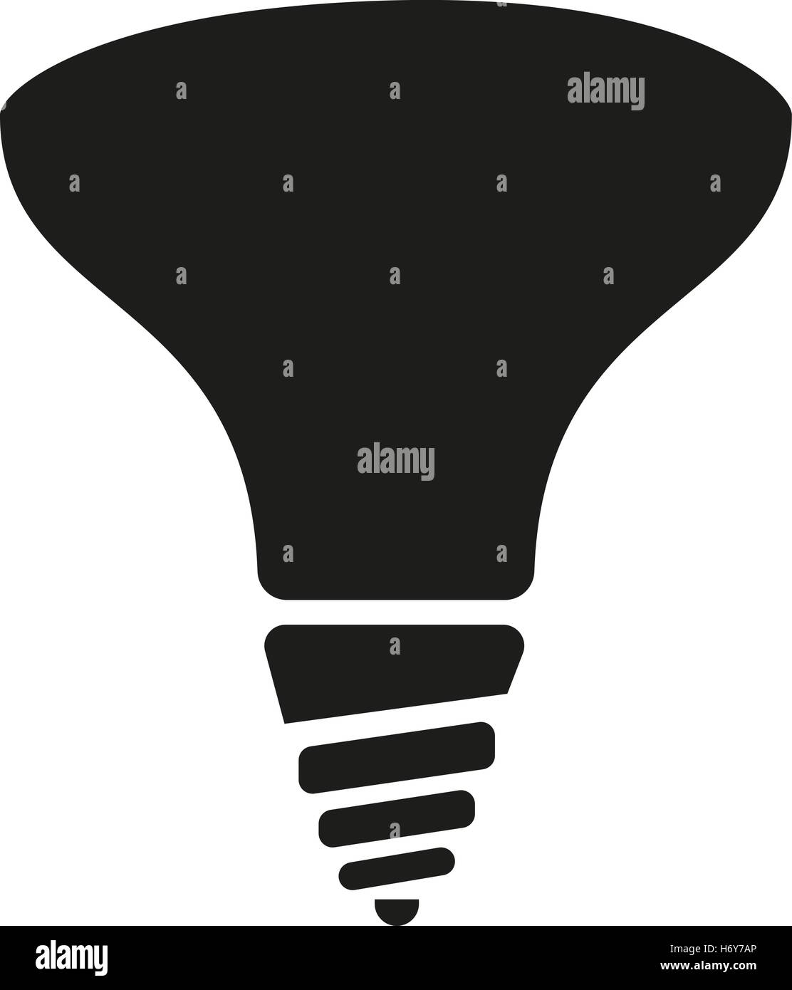 El icono de bombilla halógena. Lámpara y lámpara, símbolo de bombilla.UI.  Web. Logotipo. Firmar. Diseño plano. App. Vector stock Imagen Vector de  stock - Alamy