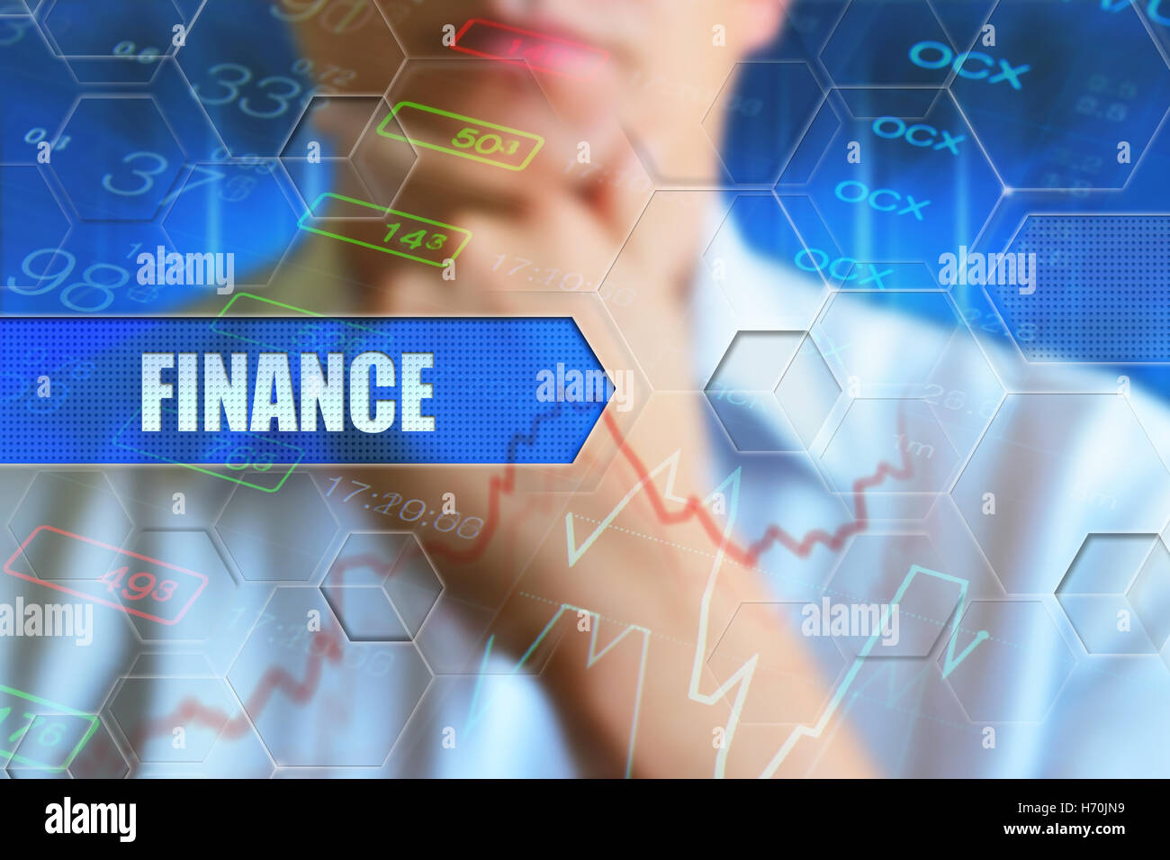 Concepto global finance wallpaper para financieros, las finanzas mundiales, la economía global, Business News Foto de stock