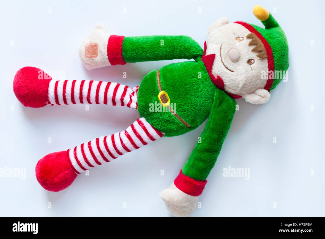 Quilla elf juguetes de peluche suave aislado sobre fondo blanco Fotografía  de stock - Alamy