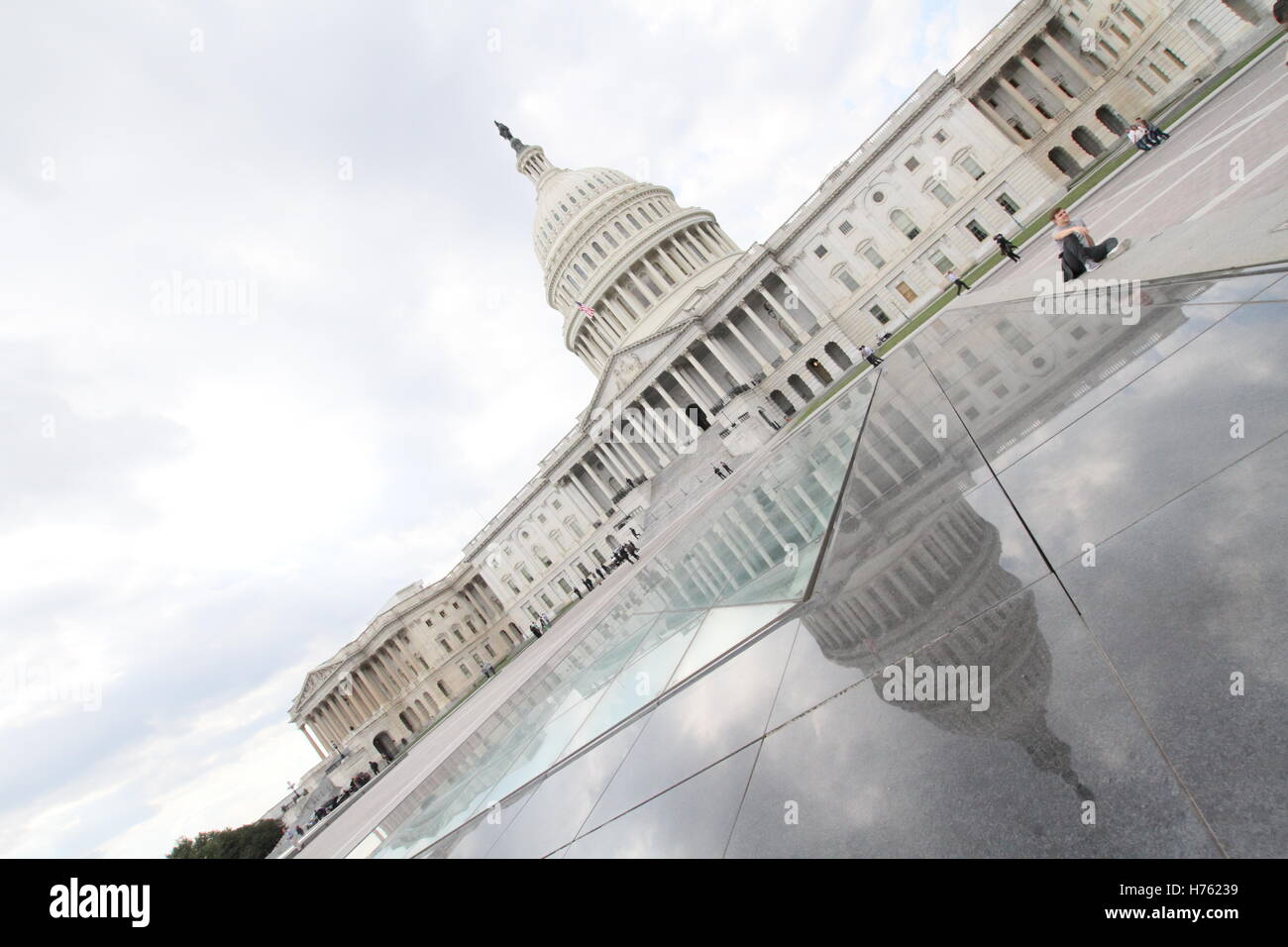 Construcción de la Capital de los Estados Unidos en Washington, D.C. Foto de stock
