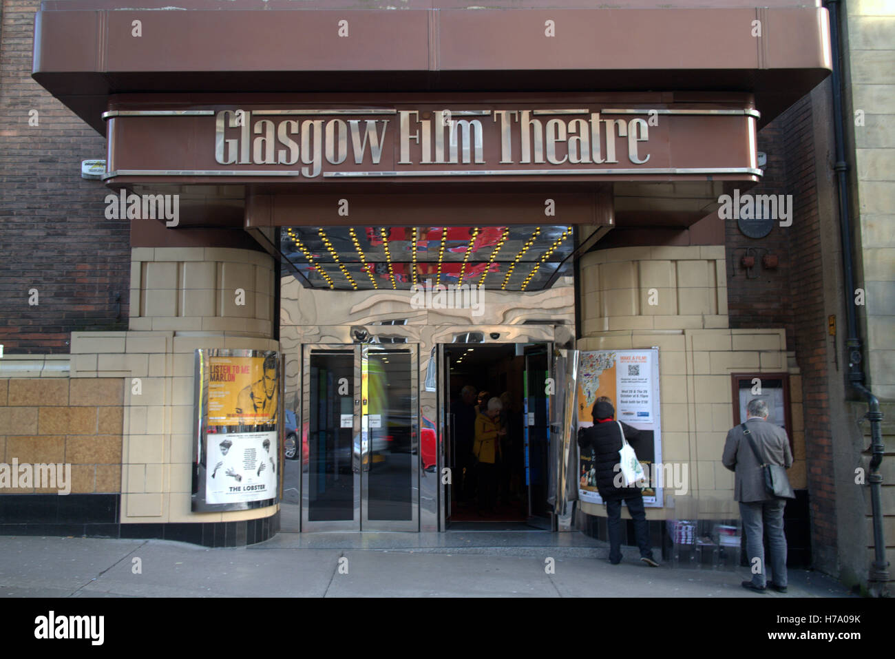 Glasgow Film Theatre casa de película de cine independiente Foto de stock
