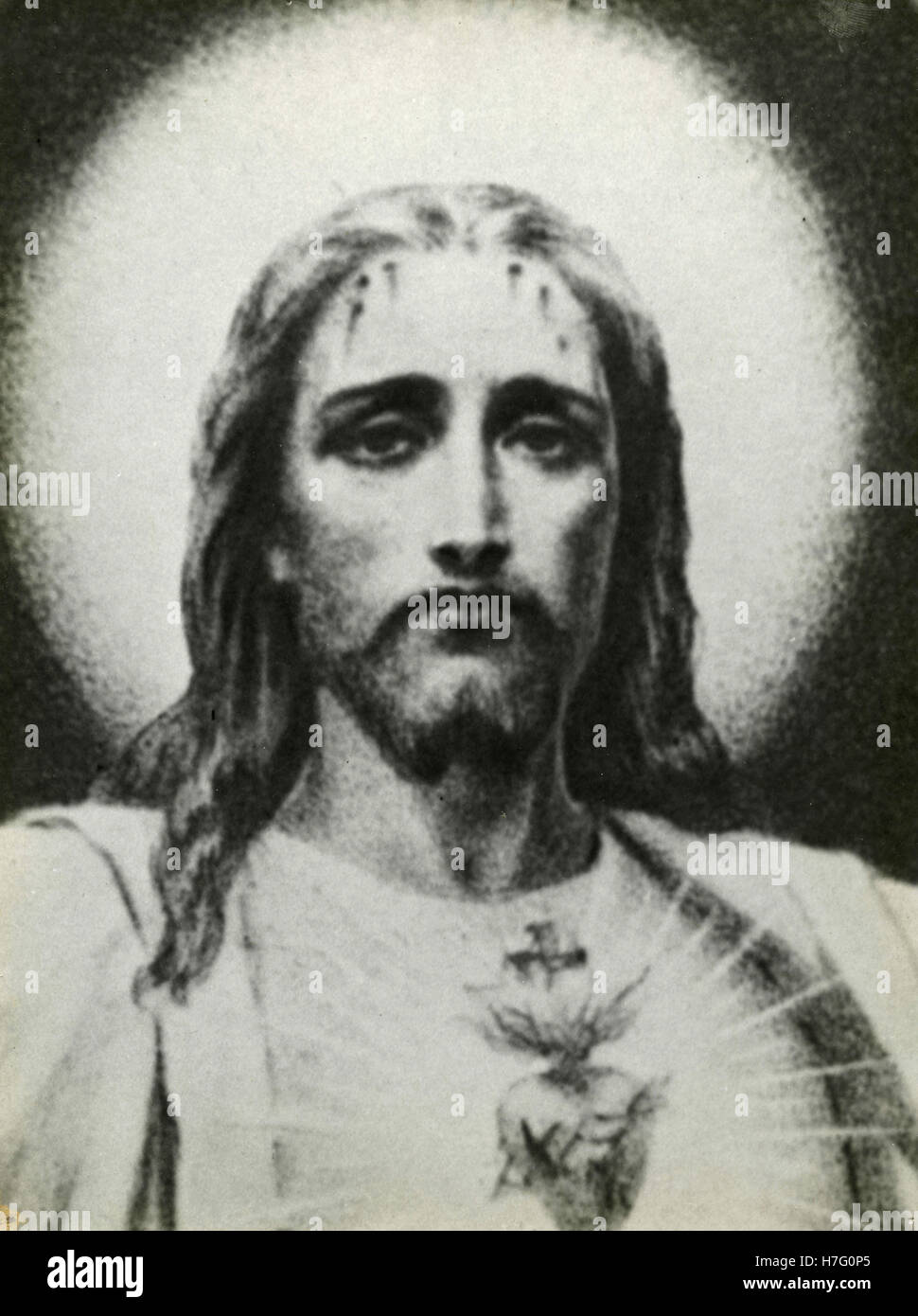 Retrato de Jesucristo, Italia Foto de stock