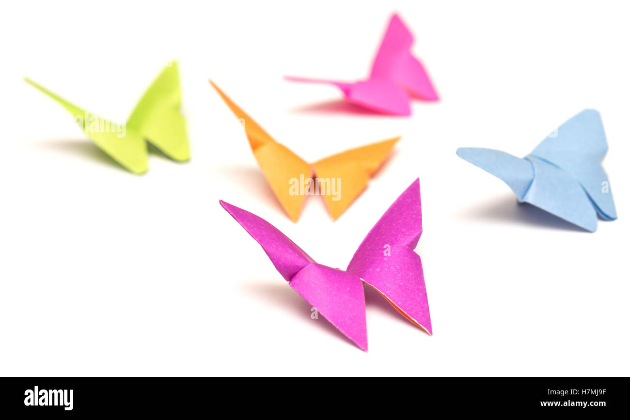 Mariposa Origami Fotos e Imágenes de stock - Alamy