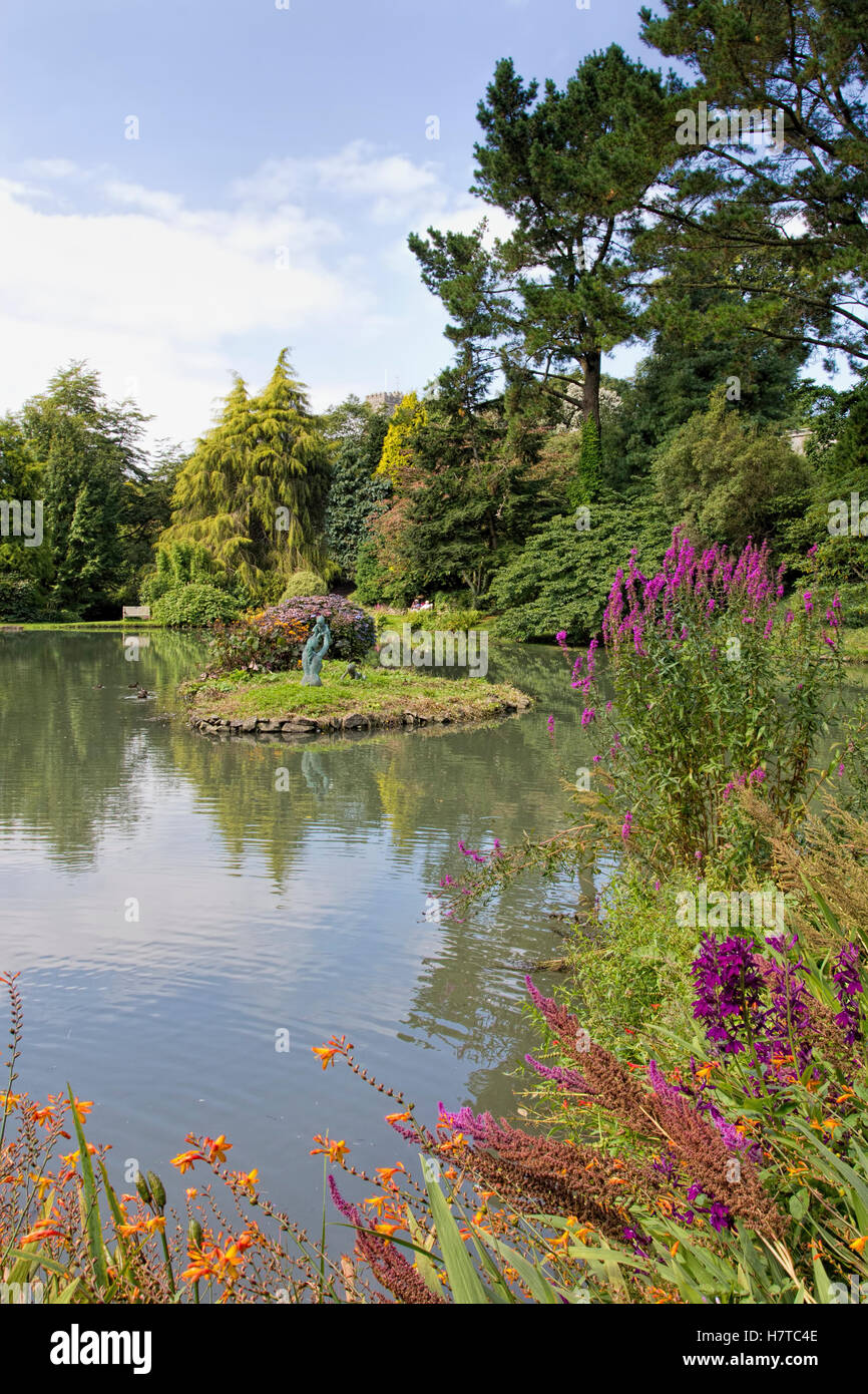 Marwood Hill Gardens ubicado en un valle cerca de barnstaple, north