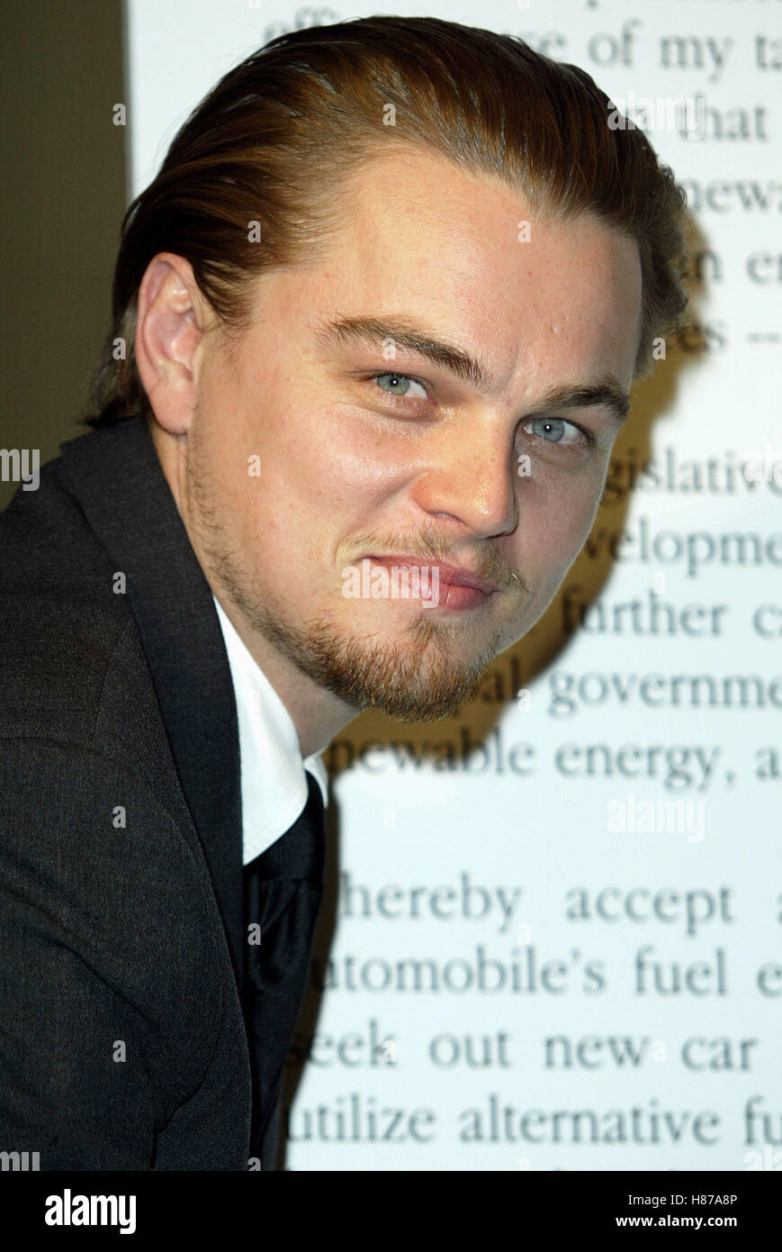 LEONARDO DICAPRIO 7ª Cruz Verde MILENIO AWA CENTURY CITY LOS ANGELES, EE.UU. el 09 de mayo de 2003 Foto de stock