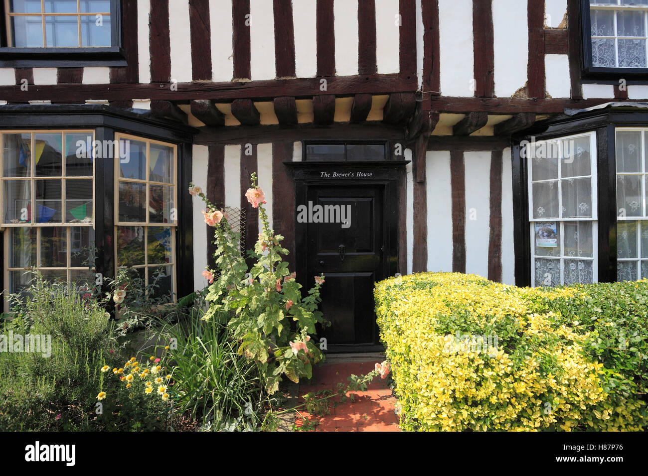 La Casa de los cerveceros, Clare village, el condado de Suffolk, Inglaterra Foto de stock