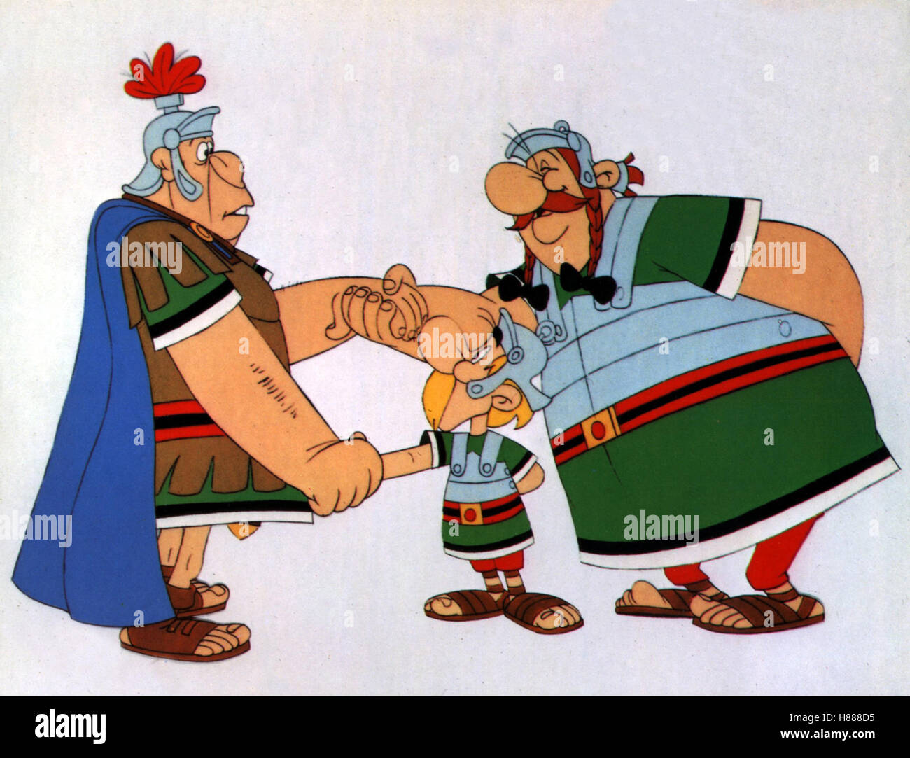 Asterix - Sieg über Cäsar, (Astérix et LA SORPRESA DE CÉSAR) F 1985, Regie: Paul + Gaetan Bruzzi, Szene Foto de stock