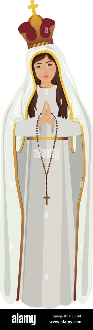 El icono de la Virgen María dibujos animados sobre fondo blanco. símbolo religioso. ilustración vectorial diseño colorista Imagen Vector de stock - Alamy El icono de la Virgen María dibujos animados sobre fondo blanco. símbolo religioso. ilustración vectorial diseño colorista Imagen Vector de stock - Alamy