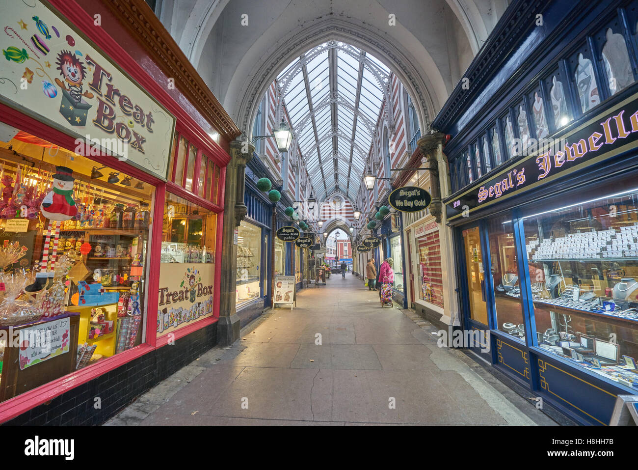 Galería comercial victoriano Hull. Foto de stock