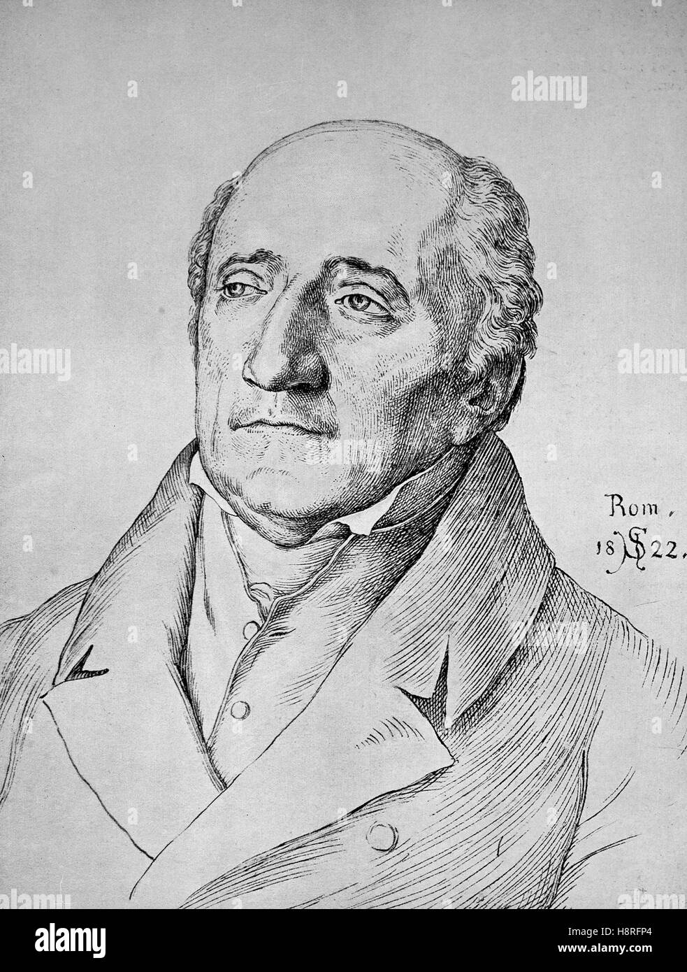 Heinrich Friedrich Karl Reichsfreiherr vom und zum Stein, comúnmente conocido como el Barón von Stein, era un estadista prusiano Foto de stock